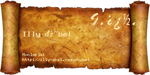 Illy Ábel névjegykártya
